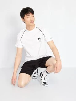 T-shirt En Jersey - Paris 2024 -Kiabi t shirt en jersey paris 2024 blanc yy385 1 frb2