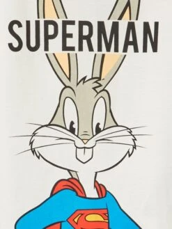 T-shirt En Jersey 'Warner Bros' -Kiabi t shirt en jersey warner bros blanc adb46 1 frb2 1