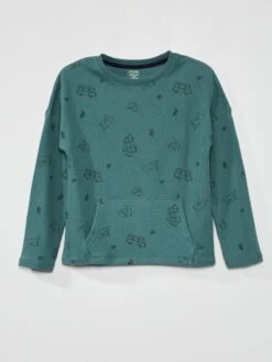 T-shirt En Maille Gaufrée