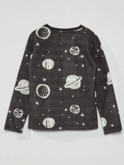 T-shirt En Polaire à Manches Longues