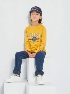 T-shirt Facile à Enfiler 'Jurassic World' -Kiabi t shirt facile a enfiler jurassic world jaune zf064 1 frb3