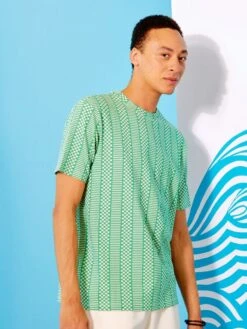 T-shirt Fluide Et Léger Avec Imprimé -Kiabi t shirt fluide et leger avec imprime vert ajm64 1 frb3