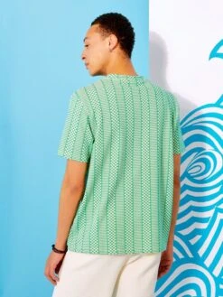 T-shirt Fluide Et Léger Avec Imprimé -Kiabi t shirt fluide et leger avec imprime vert ajm64 1 frb4