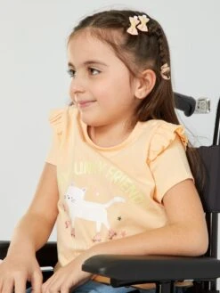 T-shirt Imprimé Pressionné Aux épaules -Kiabi t shirt imprime pressionne aux epaules orange zq983 1 frb5