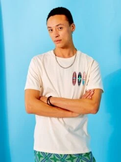 T-shirt Imprimé 'surf' Manches Courtes