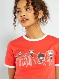 T-shirt 'Jujutsu Kaisen' -Kiabi t shirt jujutsu kaisen rouge zs942 1 frb3