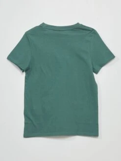 T-shirt 'Jurassic Park' En Jersey Avec Imprimé à Relief -Kiabi t shirt jurassic park en jersey avec imprime a relief vert zq863 2 frb3 1