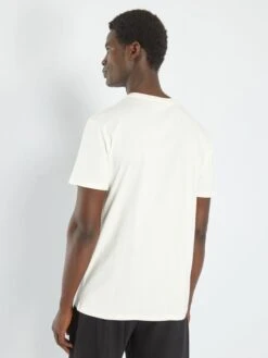 T-shirt Manches Courtes 'free' -Kiabi t shirt manches courtes free blanc ane21 1 frb3