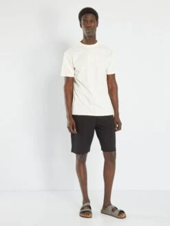 T-shirt Manches Courtes 'free' -Kiabi t shirt manches courtes free blanc ane21 1 frb4