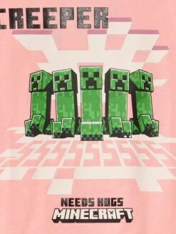 T-shirt 'Minecraft' Manches Courtes