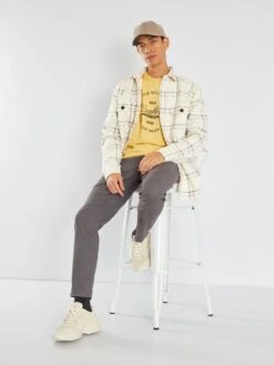 T-shirt 'Produkt' En Coton Imprimé -Kiabi t shirt produkt en coton imprime jaune acx85 4 frb2