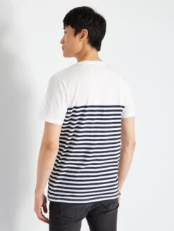 T-shirt 'Produkt' En Jersey à Rayures -Kiabi t shirt produkt en jersey a rayures bleu acz65 1 frb3