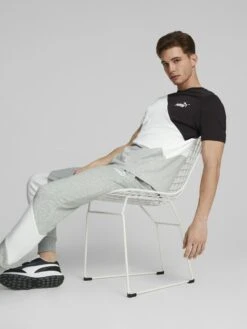 T-shirt 'Puma' Color-block -Kiabi t shirt puma color block noir amt42 1 frb2