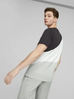 T-shirt 'Puma' Color-block -Kiabi t shirt puma color block noir amt42 1 frb3 1