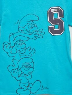 T-shirt 'Schtroumpf' Manches Courtes