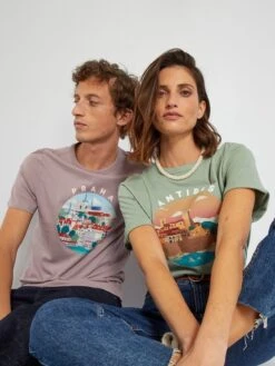 T-shirt Unisexe 'Prague' En Jersey -Kiabi t shirt unisexe prague en jersey violet yw590 11 frb2