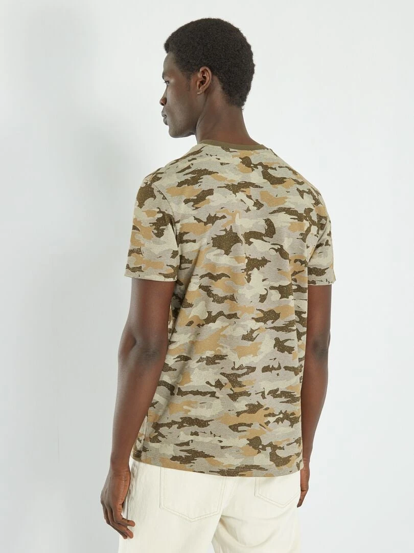 Tee-shirt Imprimé Camouflage 4 Tee-shirt Imprimé Camouflage – Image 2