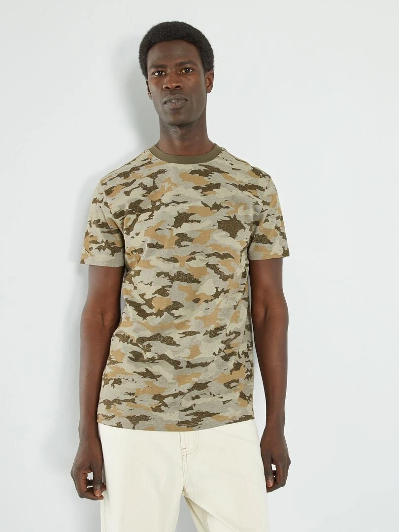 Tee-shirt Imprimé Camouflage 5 Tee-shirt Imprimé Camouflage – Image 3