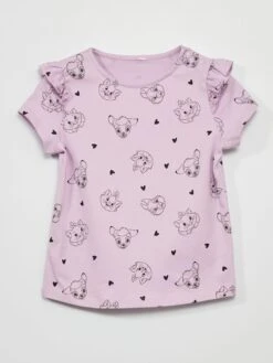 Tee-shirt Imprimé 'Disney' -Kiabi tee shirt imprime disney violet zr055 2 frb5