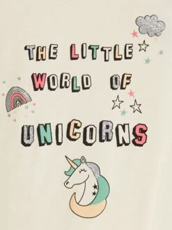 Tee-shirt Imprimé 'licorne'