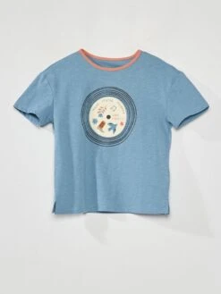 Tee-shirt Imprimé X Nilac Studio -Kiabi tee shirt imprime x nilac studio bleu ame46 1 frb5