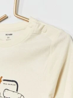 Tee-shirt Manches Longues Imprimé -Kiabi tee shirt manches longues imprime blanc zd996 2 frb8