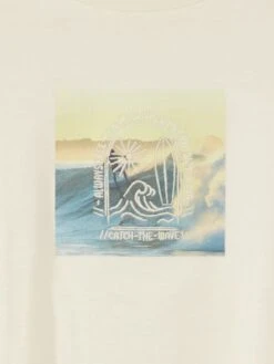 Tee-shirt Photoprint Et Message Brodé