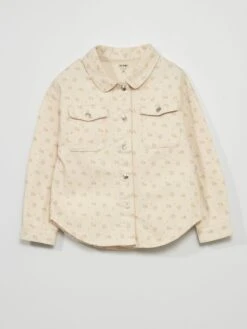 Veste En Jean Avec Broderie Fantaisie -Kiabi veste en jean avec broderie fantaisie beige zq567 1 frb4