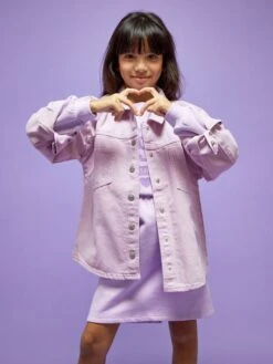 Veste En Jean -Kiabi veste en jean mauve clair zo264 1 frb3